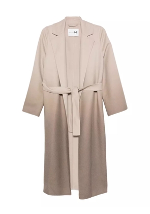 Manzoni 24 belted-waist coat - Neutrals