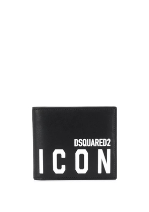 DSQUARED2 Icon logo print wallet - Black