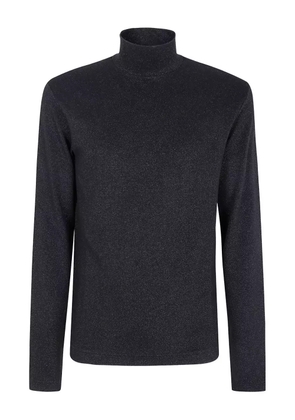 Emporio Armani lurex turtleneck - Black