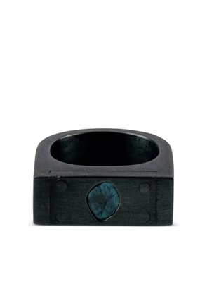 Parts of Four sterling silver diamond ring