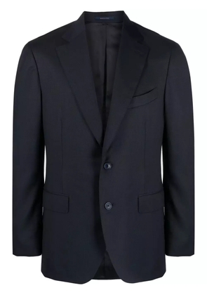Boggi Milano single-breasted wool blazer - Blue