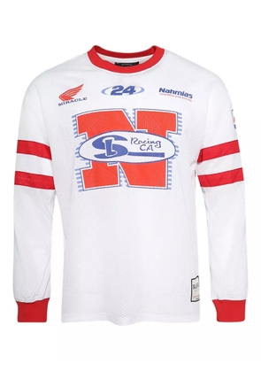 Nahmias Racing crew-neck T-shirt - White