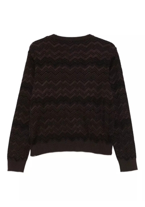 Missoni crew-neck sweater - Brown