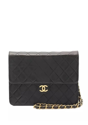 CHANEL Pre-Owned 1996-1997 Matelasse flap chain shoulder bag - Black