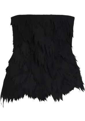 Gloria Coelho tulle top - Black