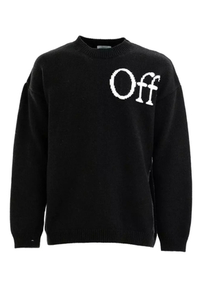 Off-White Bookish Shared crew-neck sweater - Black
