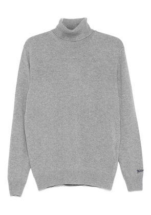 Woolrich roll-neck embroidered sweater - Grey