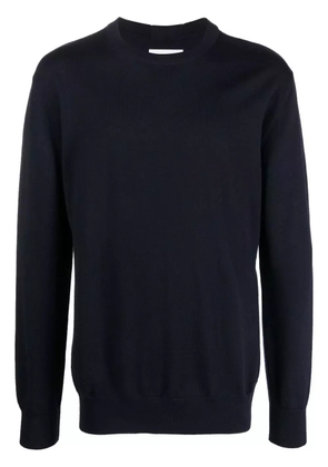 Jil Sander crew-neck wool jumper - Blue