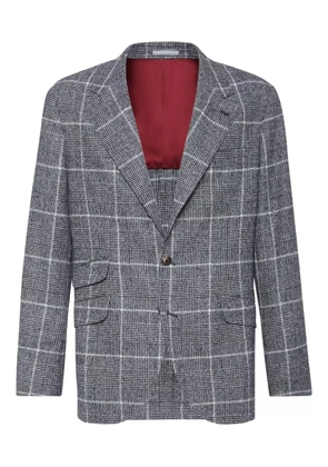 Brunello Cucinelli single-breasted blazer - Grey