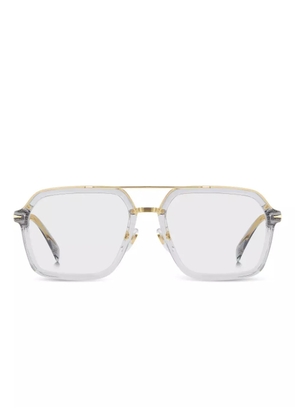 Eyewear by David Beckham square-frame glasses - Grey