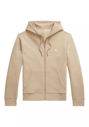 Polo Ralph Lauren double-knit zip-up hoodie - Neutrals