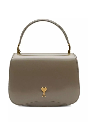 AMI Paris Paris Paris top-handle leather bag - Green