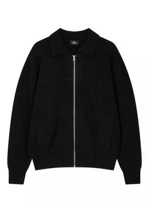TOMBOY zip-up cardigan - Black
