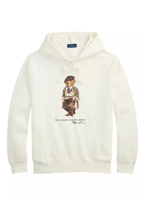 Polo Ralph Lauren graphic-print hoodie - White