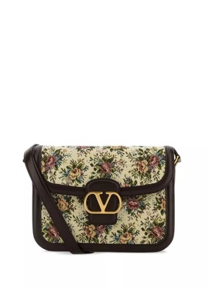 Valentino Garavani jacquard 9TO5 crossbody bag - Neutrals