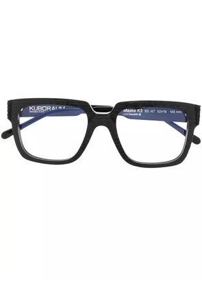 Kuboraum K3 rectangle frame glasses - Black