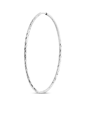 Maria Black 14kt white gold Liv hoop earring - Silver