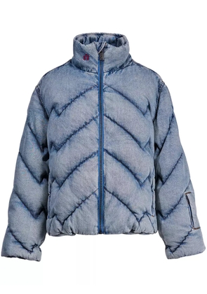 Perfect Moment denim puffer jacket - Blue