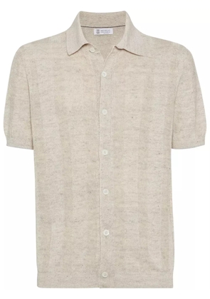 Brunello Cucinelli classic collar shirt - Neutrals