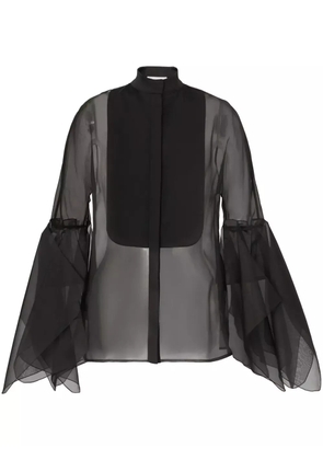 Genny sheer blouse - Black