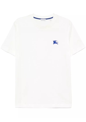 Burberry Equestrian Knight-embroidered T-shirt - Neutrals