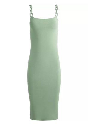 alice + olivia Alina looped-straps dress - Green