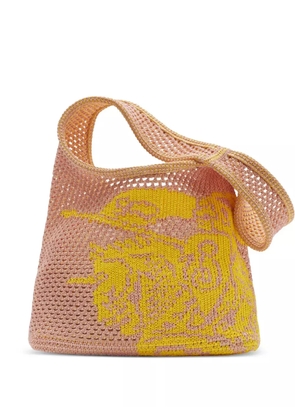Burberry small EKD crochet bag - Pink