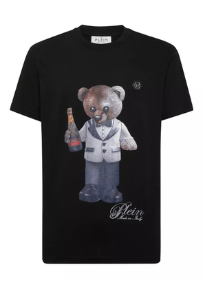 Philipp Plein teddy-bear print T-shirt - Black