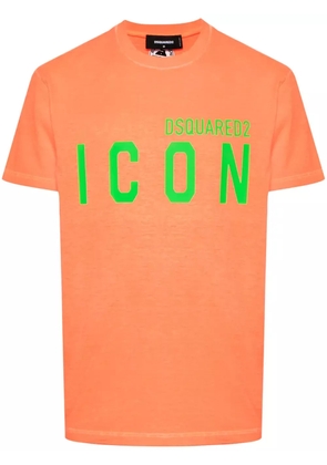 DSQUARED2 Be Icon cotton T-shirt - Orange