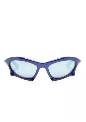 Balenciaga Eyewear oversize-frame sunglasses - Blue