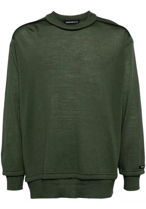 Undercover wool jumper - Green