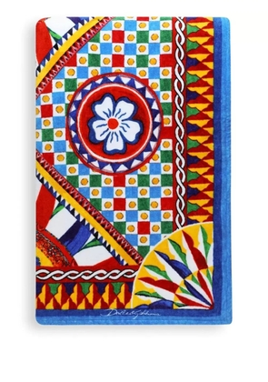 Dolce & Gabbana terry cotton beach towel - Red