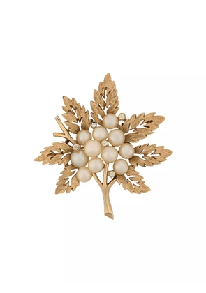 Susan Caplan Vintage 1960s gold-plated Trifari brooch