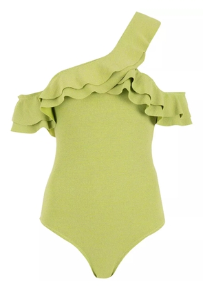 Clube Bossa ruffle-trimmed swimsuit - Green