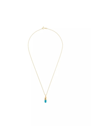True Rocks small pill pendant necklace - Gold