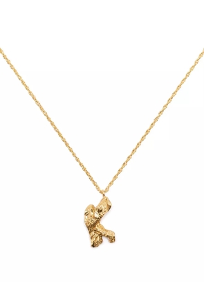 LOVENESS LEE K alphabet-charm necklace - Gold