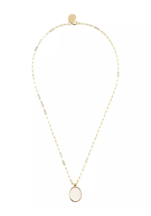 Simone Rocha porcelain medallion necklace - Gold