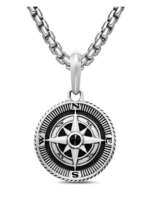 David Yurman sterling silver Maritime Compass diamond amulet (29.5mm)