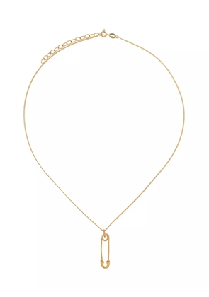 True Rocks safety pin pendant necklace - Gold
