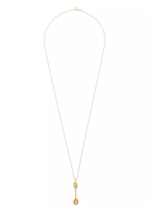 True Rocks skull high bump necklace - Gold