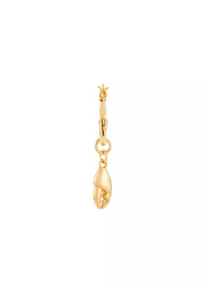 True Rocks claw hoop earring - Gold