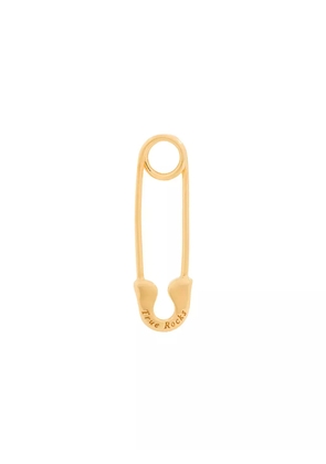True Rocks safety pin stud earring - Gold