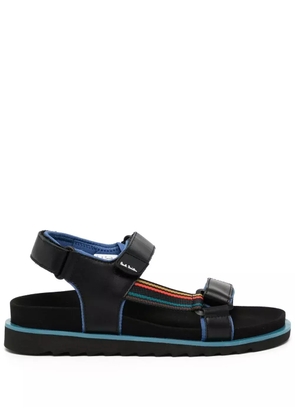 Paul Smith logo-print touch-strap sandals - Black
