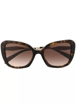 Miu Miu Eyewear rimless square-frame sunglasses - Brown