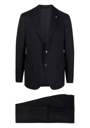 Lardini single-breasted slim-cut suit - Blue