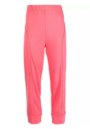 Stella McCartney elasticated-waist zip-up track pants - Pink