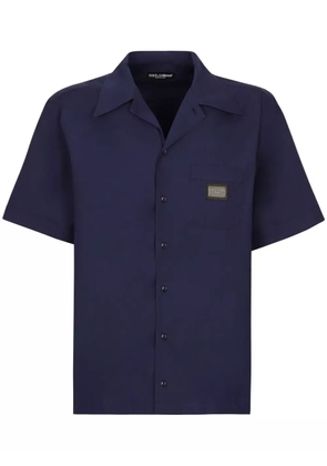 Dolce & Gabbana DG Essentials short-sleeve shirt - Blue