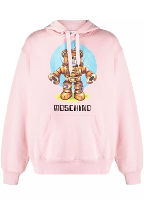 Moschino Teddy Bear-print hoodie - Pink