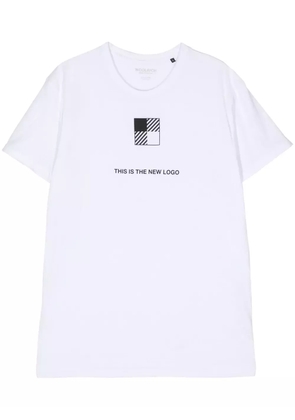 Woolrich slogan-print cotton T-shirt - White