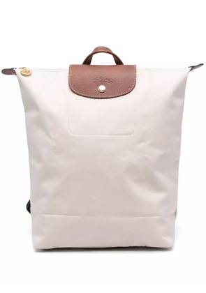 Longchamp medium Le Pliage backpack - Neutrals